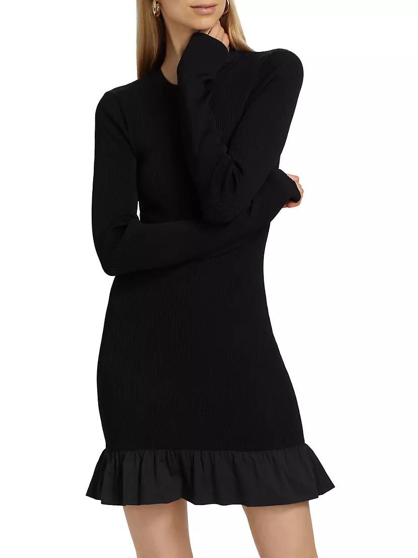 Otto Long-Sleeve Knit Minidress Product Image