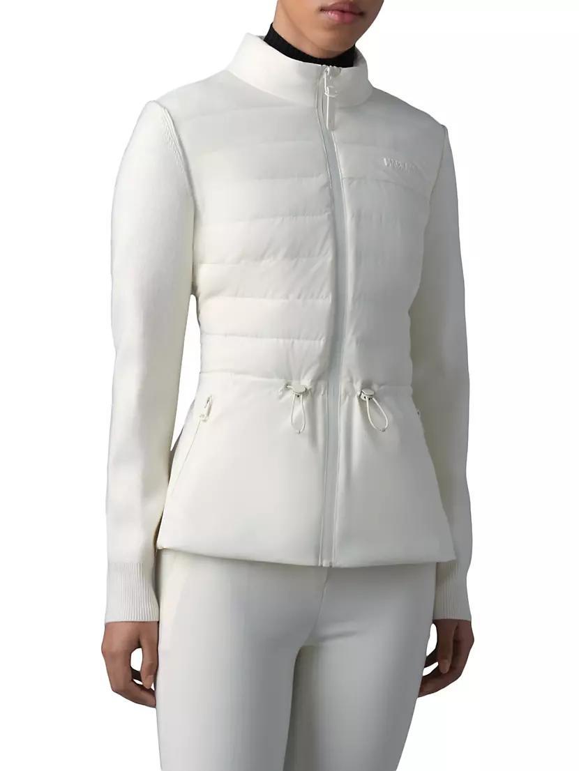 Laika Hybrid Peplum Down Jacket Product Image