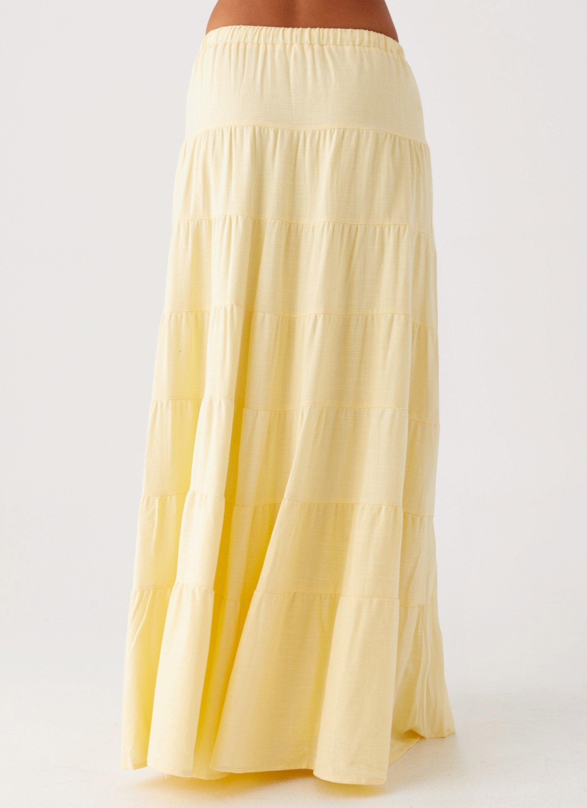 Mariella Linen Top - Yellow Product Image