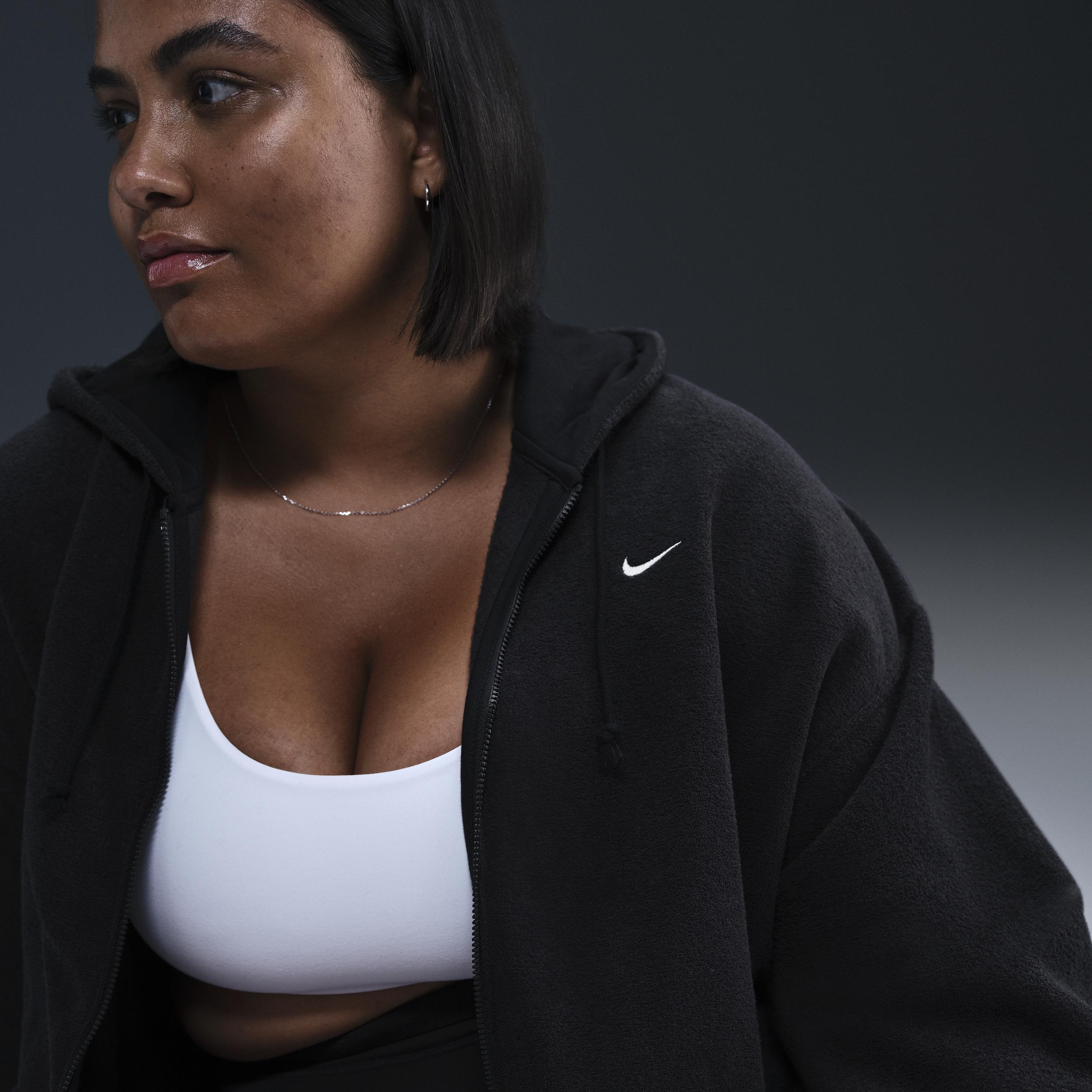 Nike Sportswear Phoenix Plush Women's Oversized Cozy Fleece Full-Zip Hoodie (Plus Size) Product Image