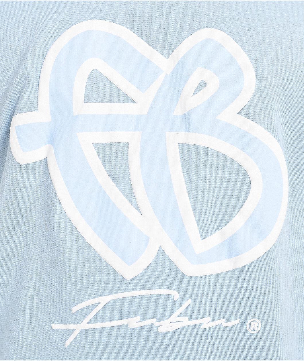 FUBU Cursive Sky Blue T-Shirt Product Image