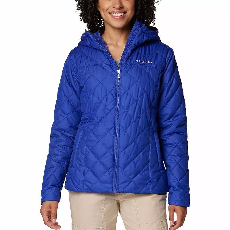 Women's Columbia Copper Crest II Hooded Jacket, Size: XXL, Collegiate Blue Product Image