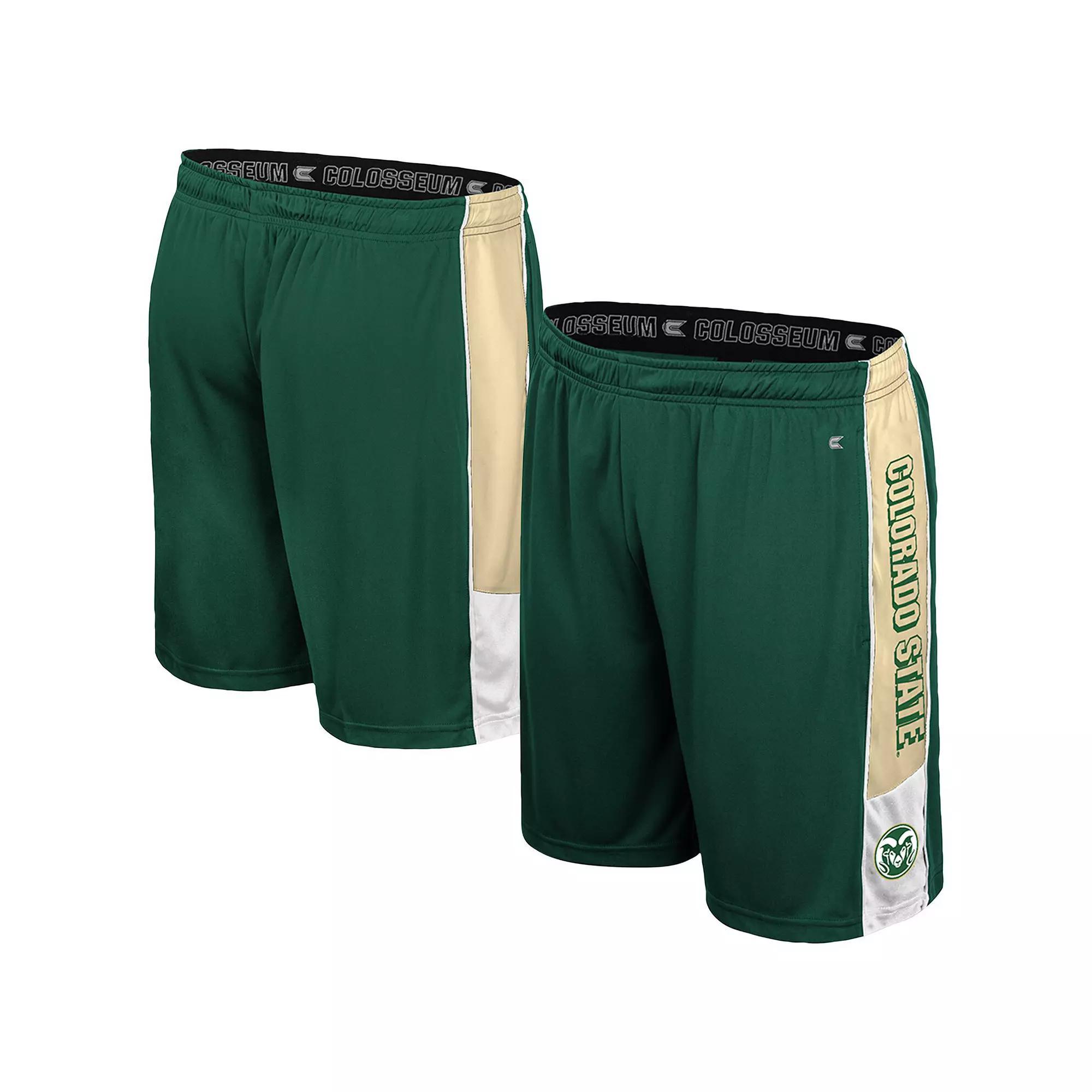 Men's Colosseum Green Colorado State Rams Quantum Shorts, Size: 2XL Product Image