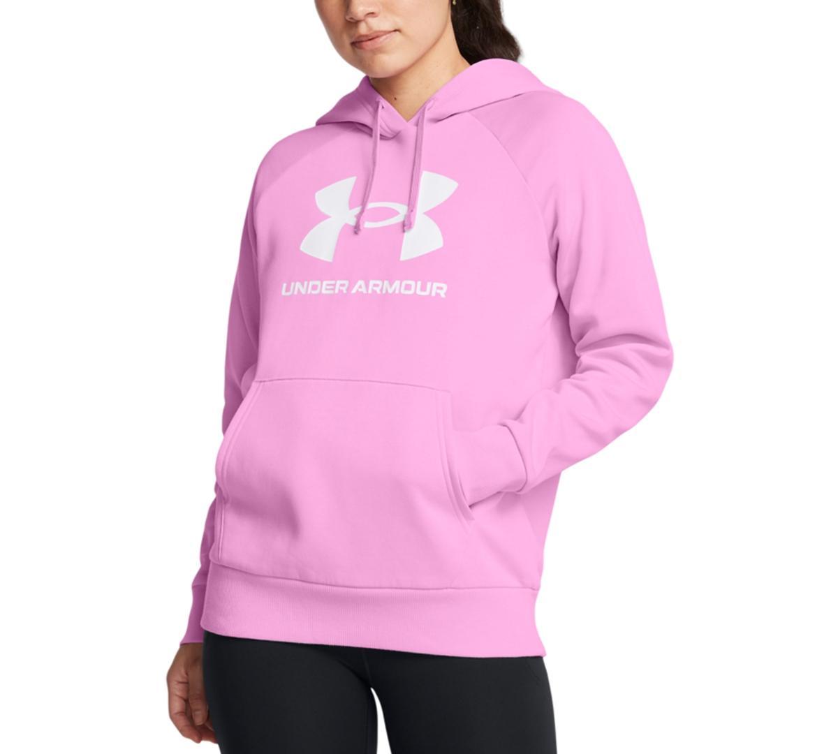 Womens UA Rival Fleece Big Logo Hoodie Product Image