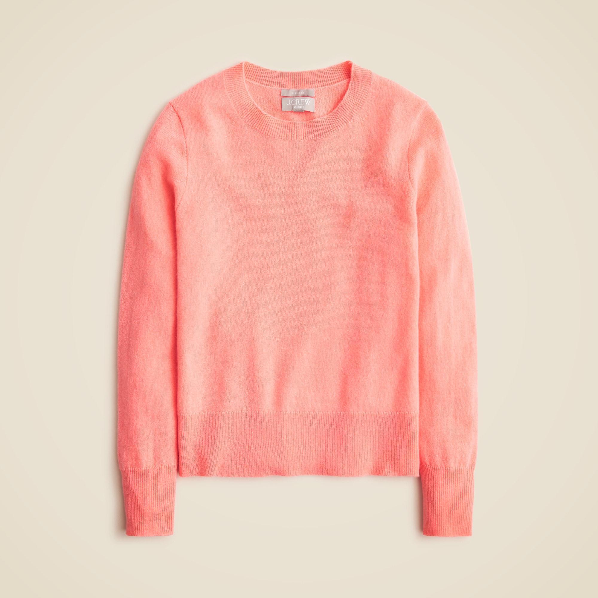 Cashmere classic-fit crewneck sweater Product Image