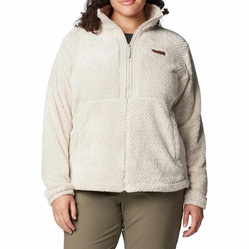 Plus Size Columbia Fire Side III Full Zip Fleece Jacket, Women's, Size: 1XL, Dark Grey Product Image