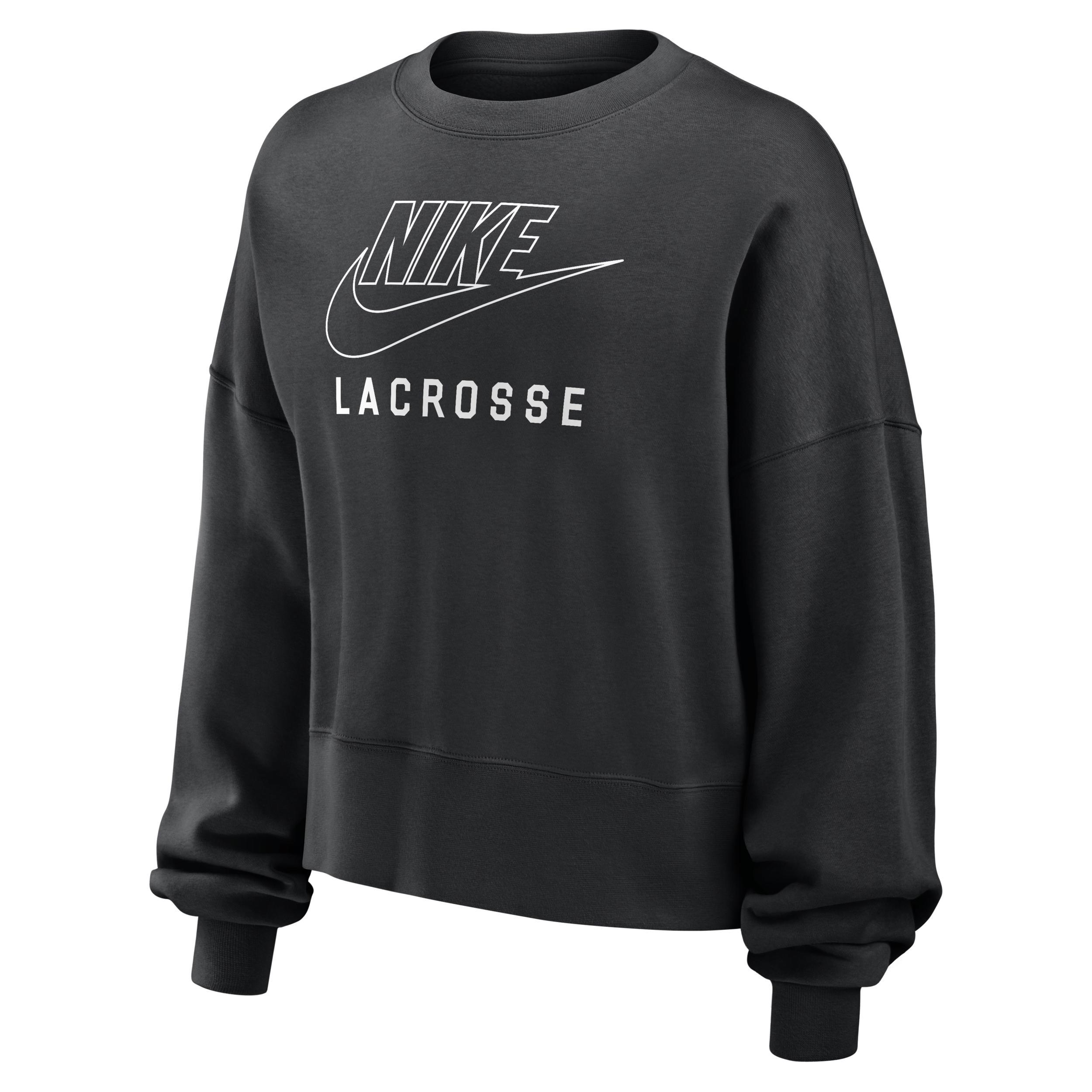 Nike Phoenix Fleece Women's Lacrosse Crew-Neck Sweatshirt Product Image