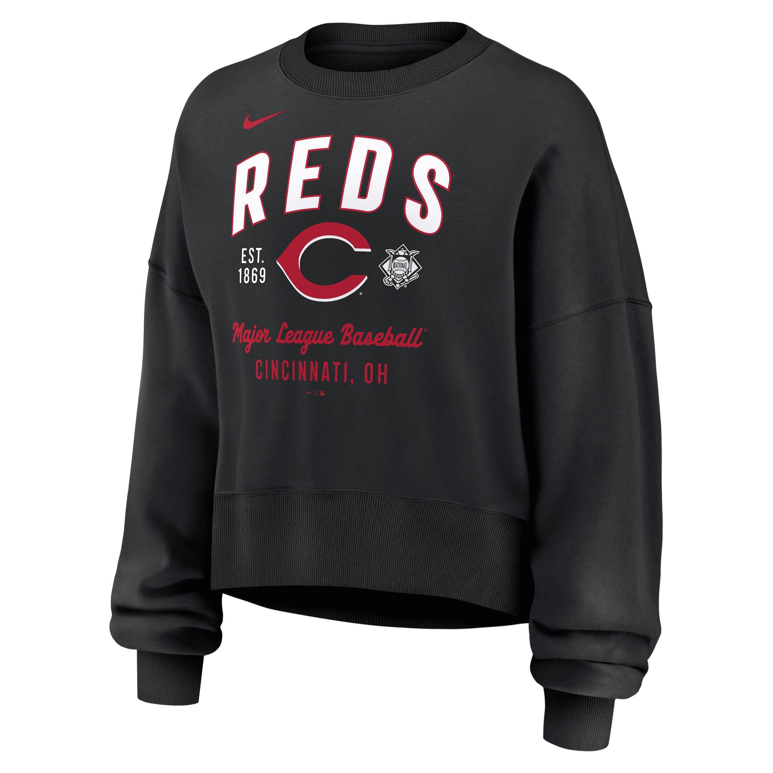 Cincinnati Reds Nike Women's MLB Pullover Crew Product Image