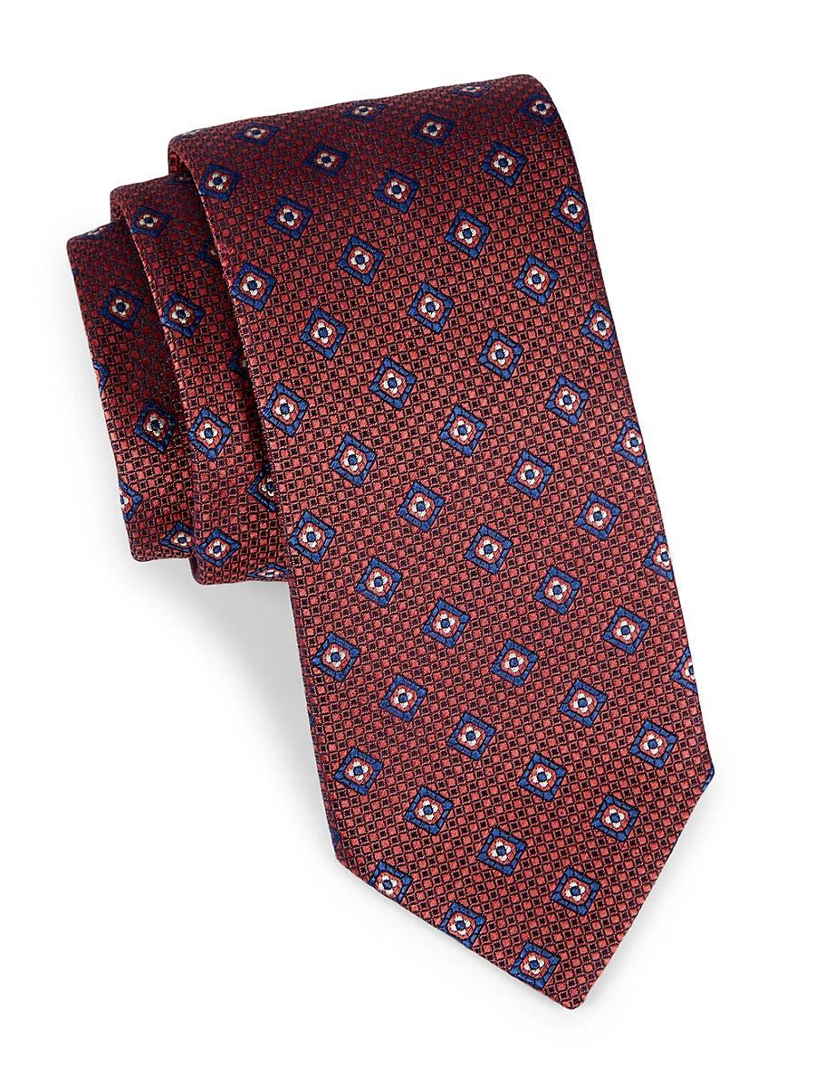 Mens Medallion Silk Tie Product Image