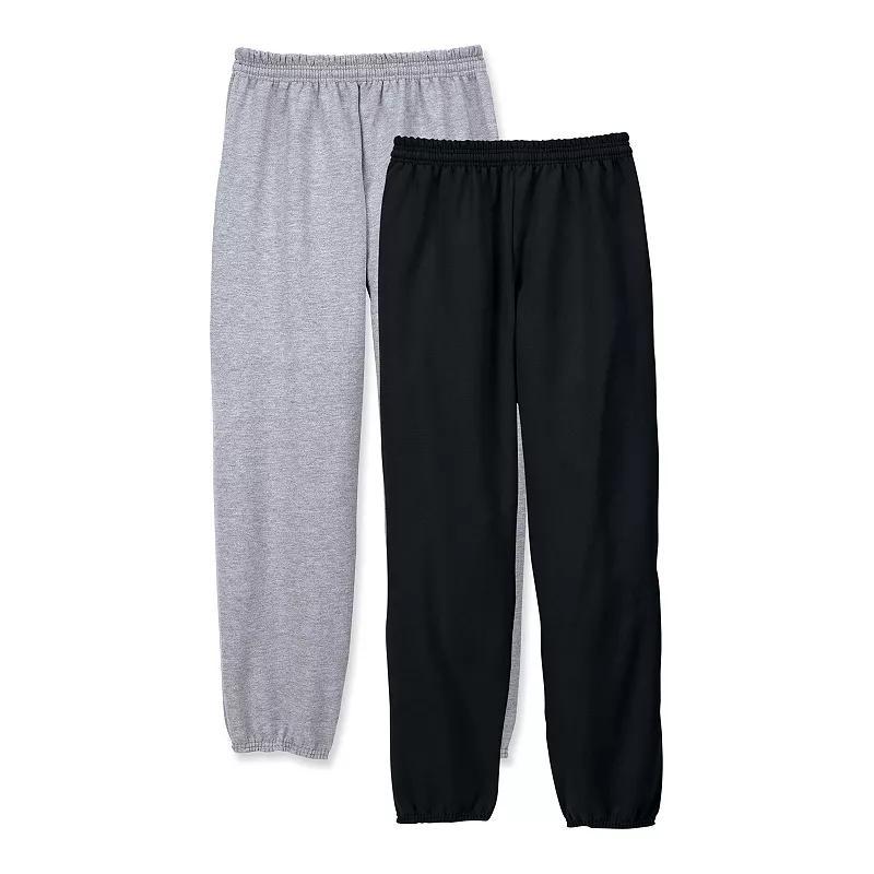 Hanes EcoSmart Mens Fleece Sweatpants, 32 White M Product Image