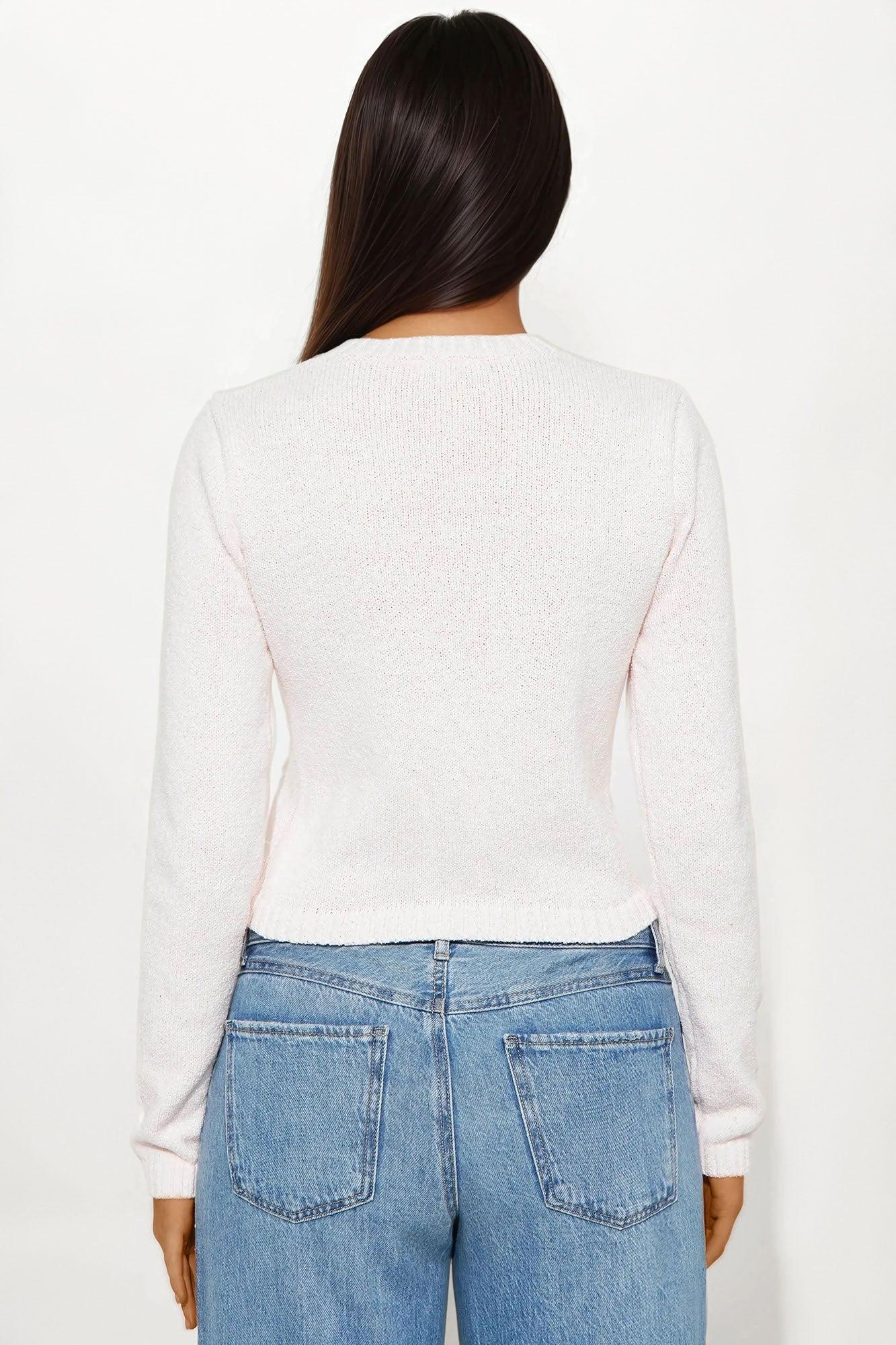 Professionally Chic Cardigan Sweater - Pink Product Image