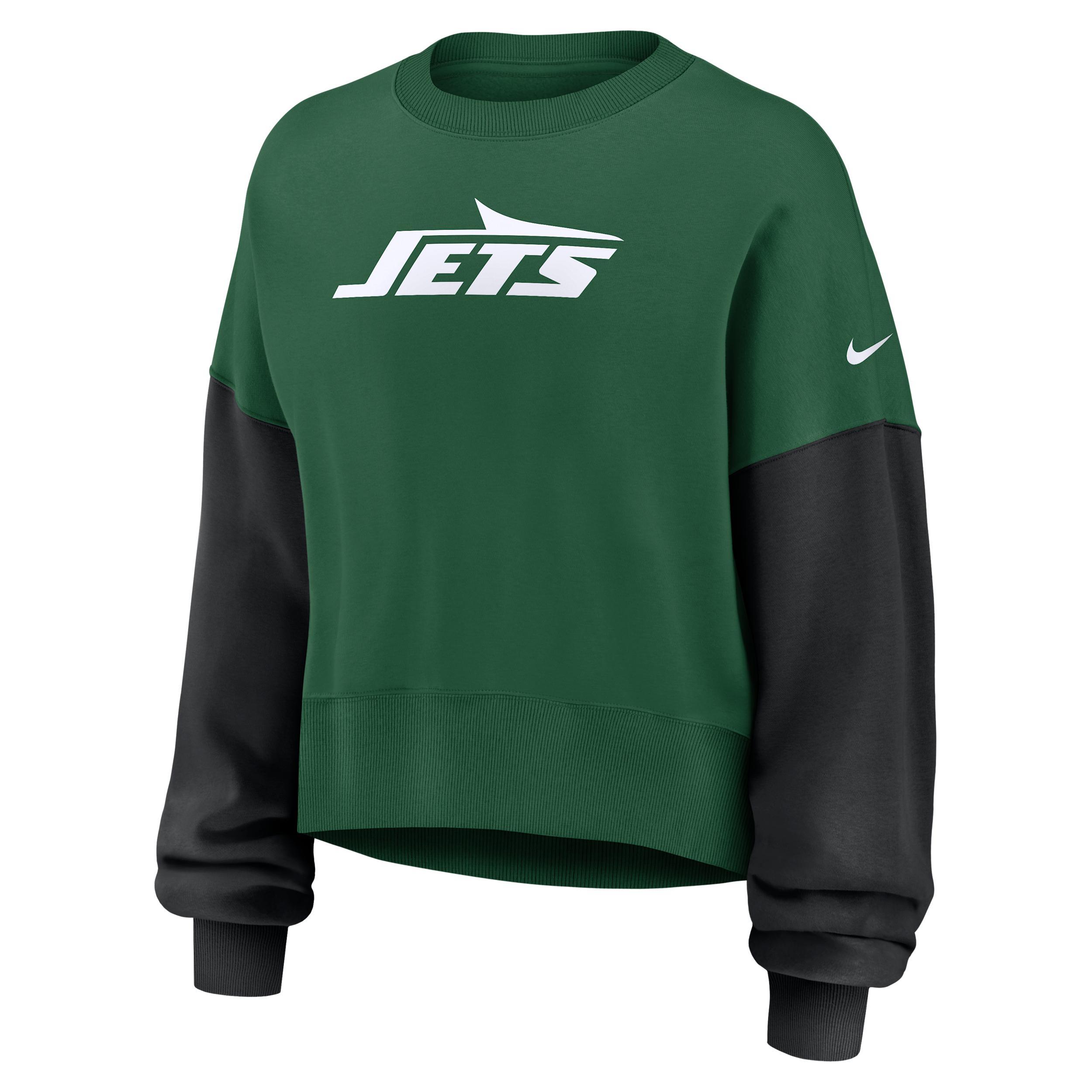 New York Jets Nike Womens NFL Pullover Crew | 01D7066Y72-SD2 Product Image