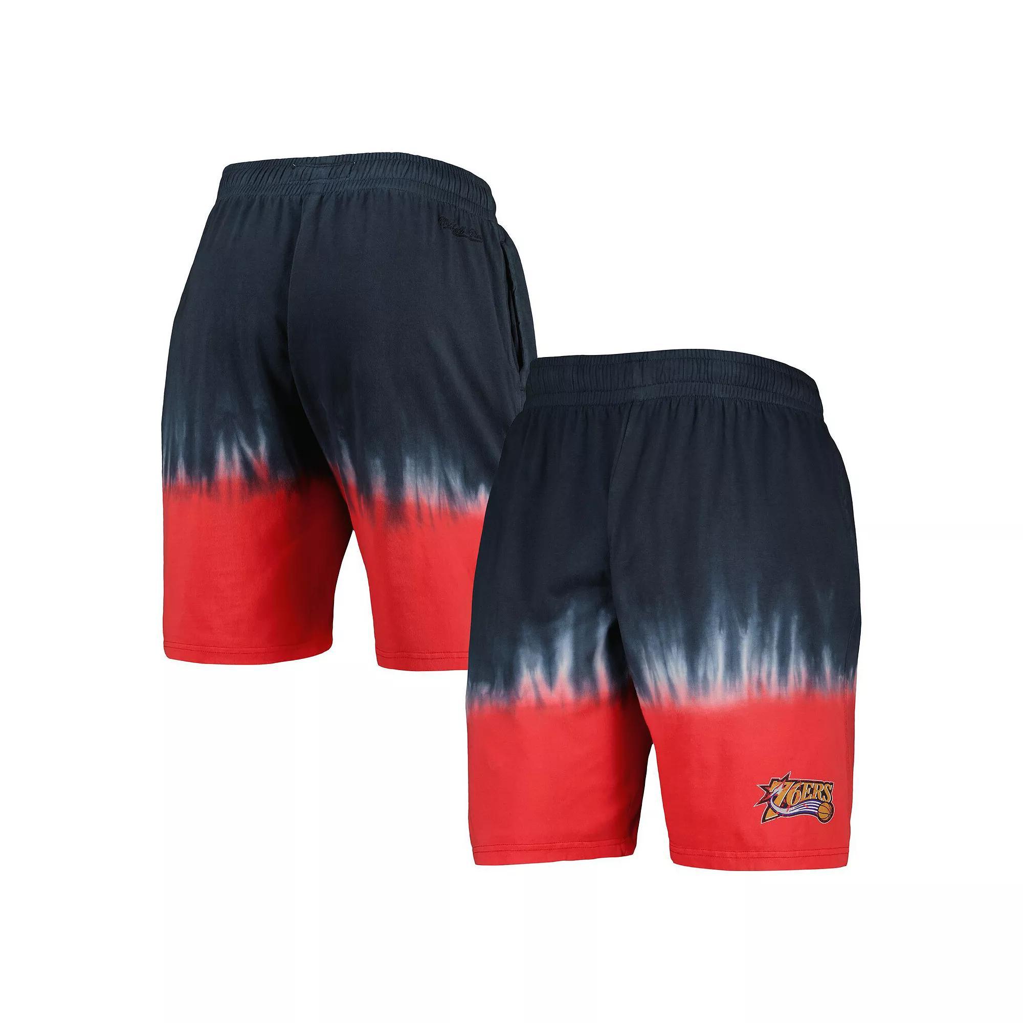Men's Mitchell & Ness Navy/Red Philadelphia 76ers Hardwood Classic Authentic Shorts, Size: 3XL, 76r Blue Product Image
