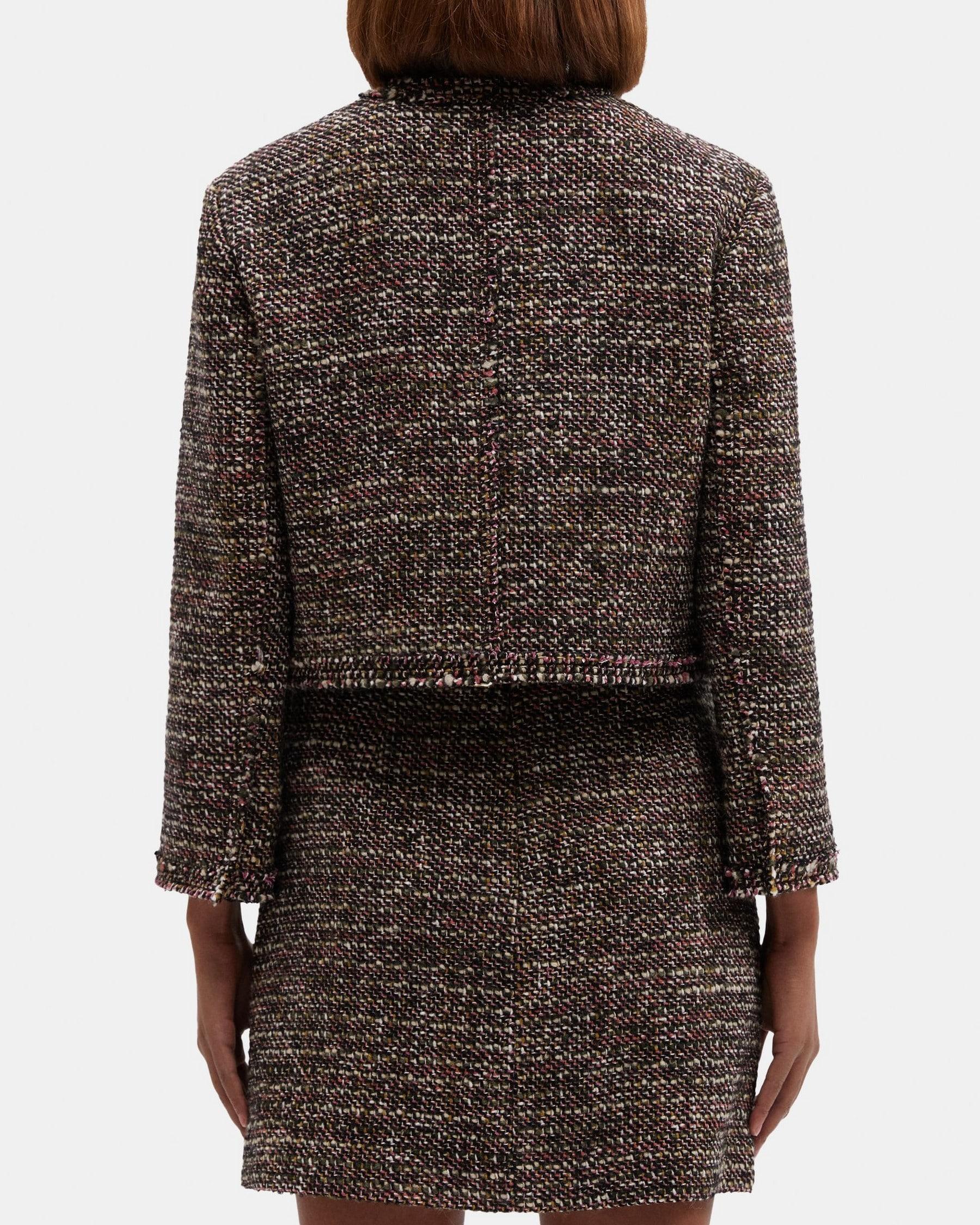 Cropped Jacket in Tweed Product Image