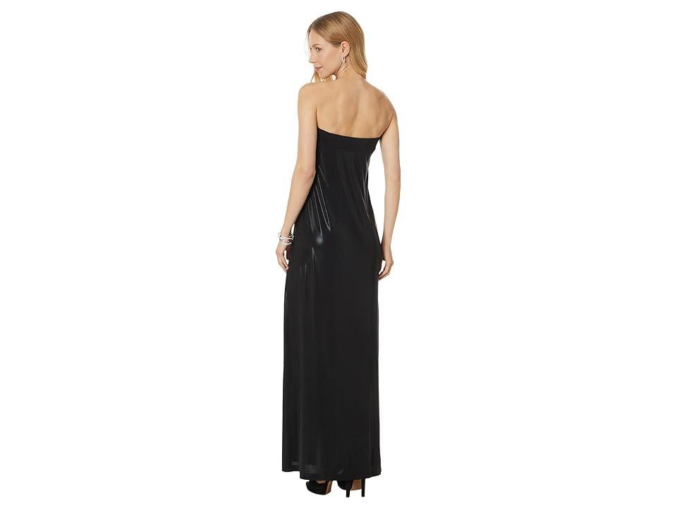 Womens Slit Strapless Gown Product Image