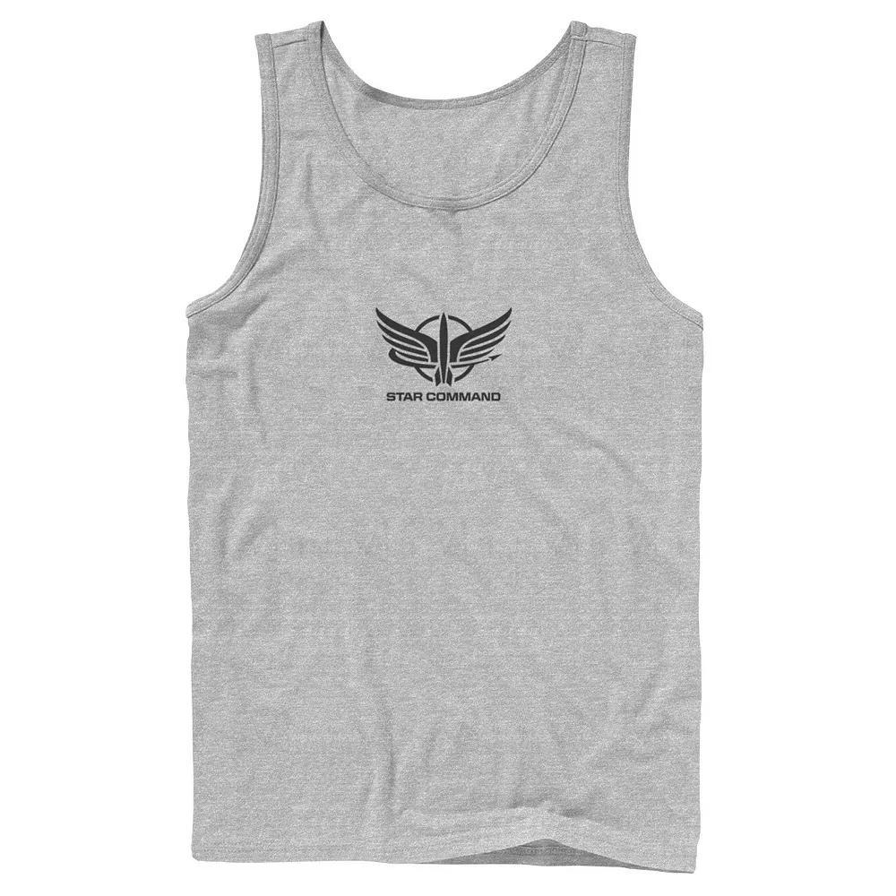Men's Disney / Pixar Lightyear Star Command Logo Tank Top,  Product Image