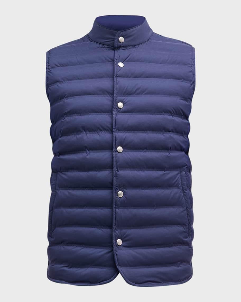 Mens Regent Nylon Snap-Front Vest Product Image