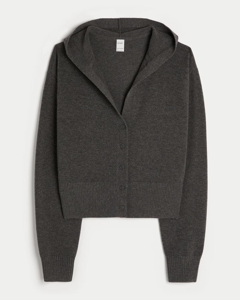 Gilly Hicks Slouchy Hooded Cardigan Product Image