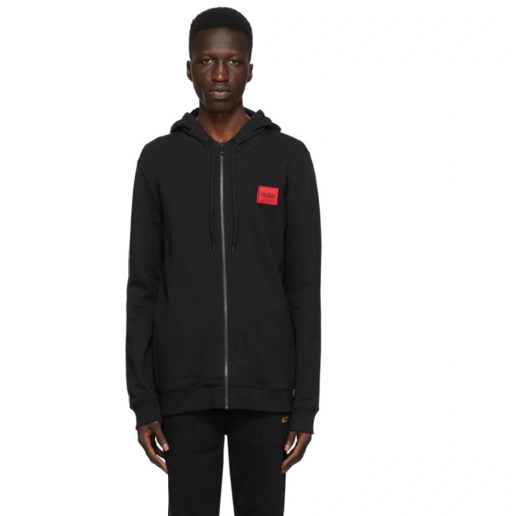 HUGO BOSS Black Zip-through Hoodie Product Image