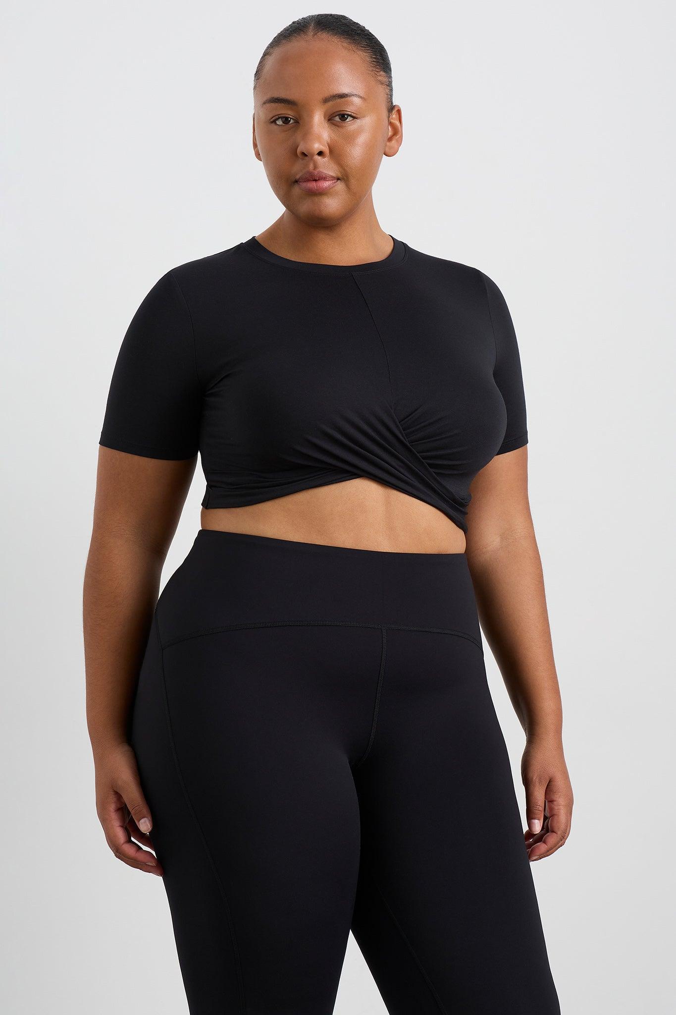 Crop Twist Front Tee 130 Product Image
