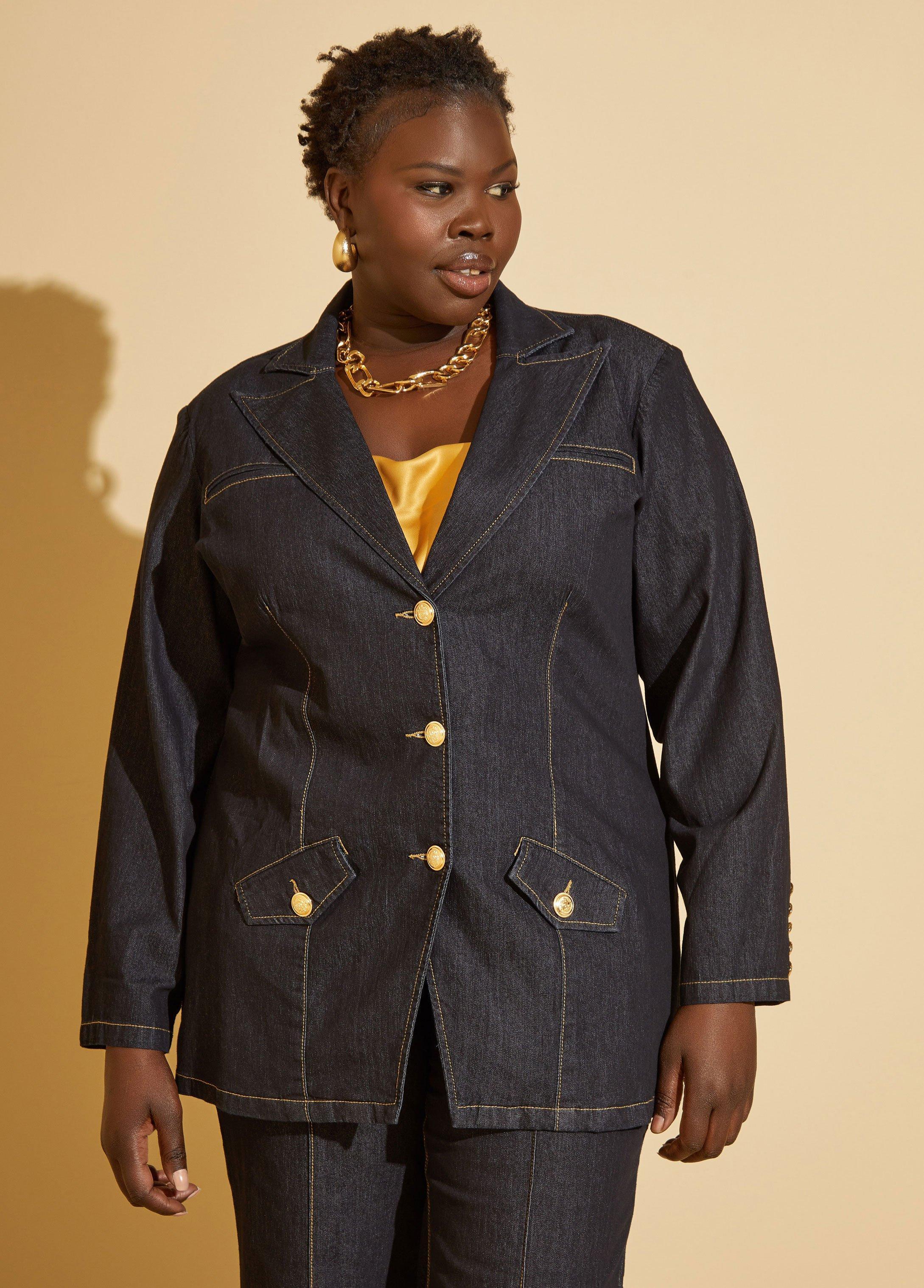 Denim Blazer Product Image