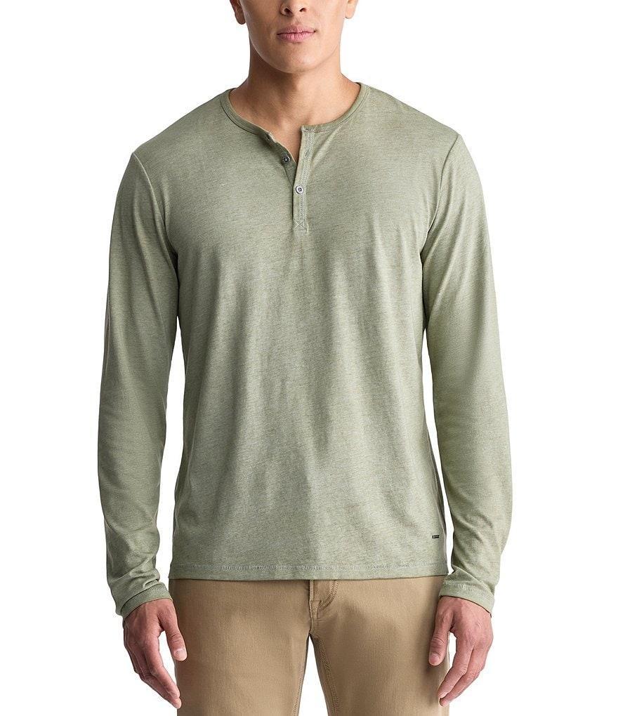 Buffalo David Bitton Kaduk Long Sleeve Henley T-Shirt Product Image