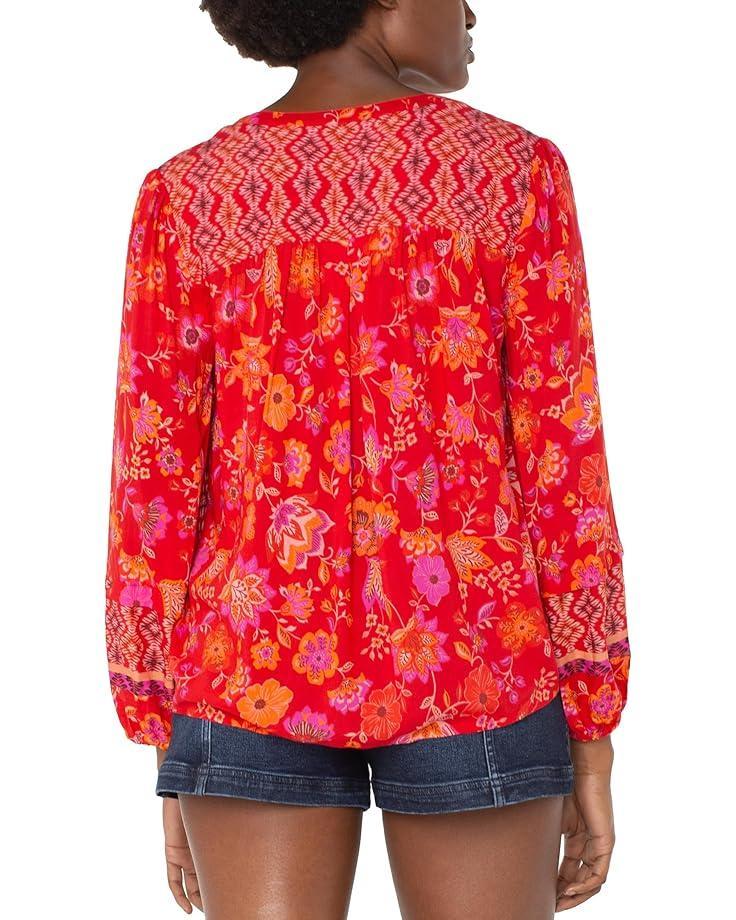 Tara Top - Printed Cotton Viscose Voile Product Image