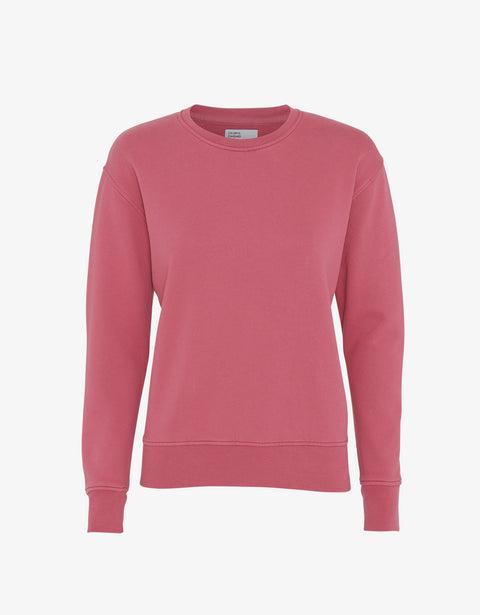 Women Classic Organic Crew - Raspberry Pink Product Image