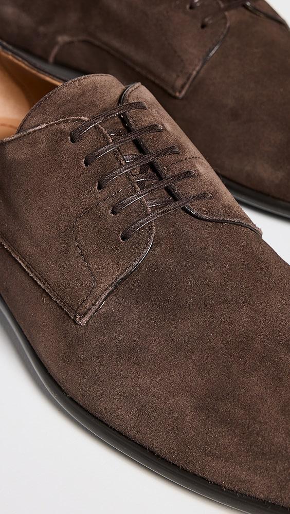 FERRAGAMO FOSCO Suede Derby Shoes | Shopbop Product Image