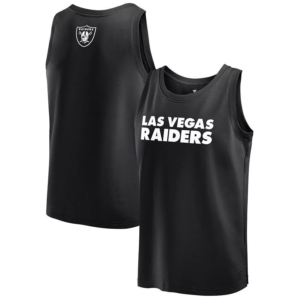 Men's Fanatics Black Las Vegas Raiders Elements Tank Top,  Product Image