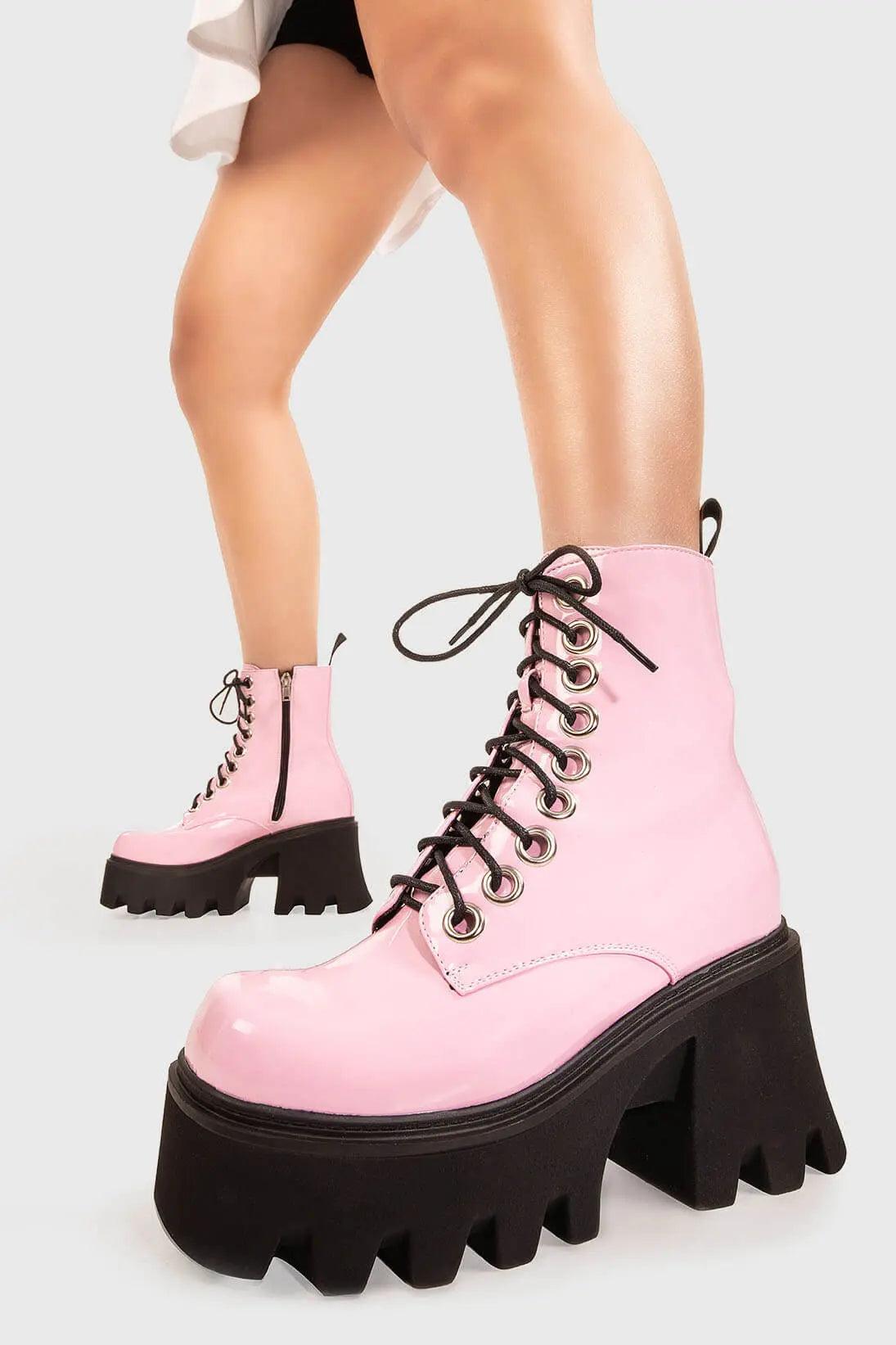 Run To You Chunky Platform Ankle Boots Product Image