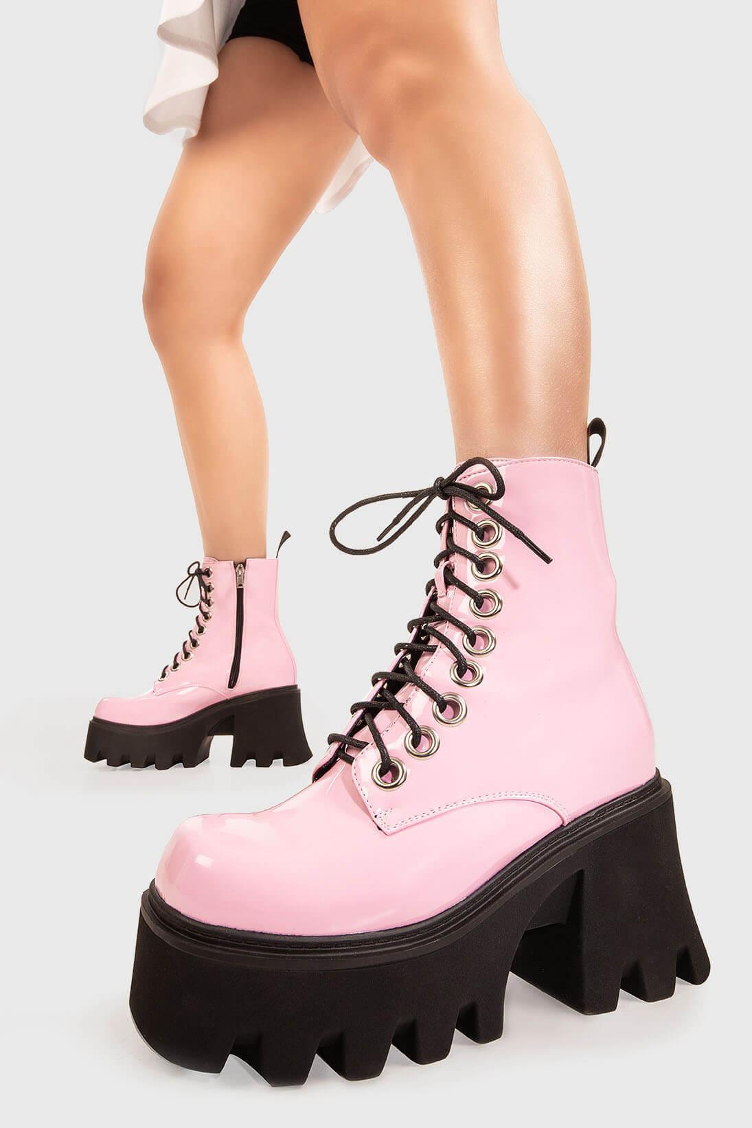 Run To You Chunky Platform Ankle Boots Product Image