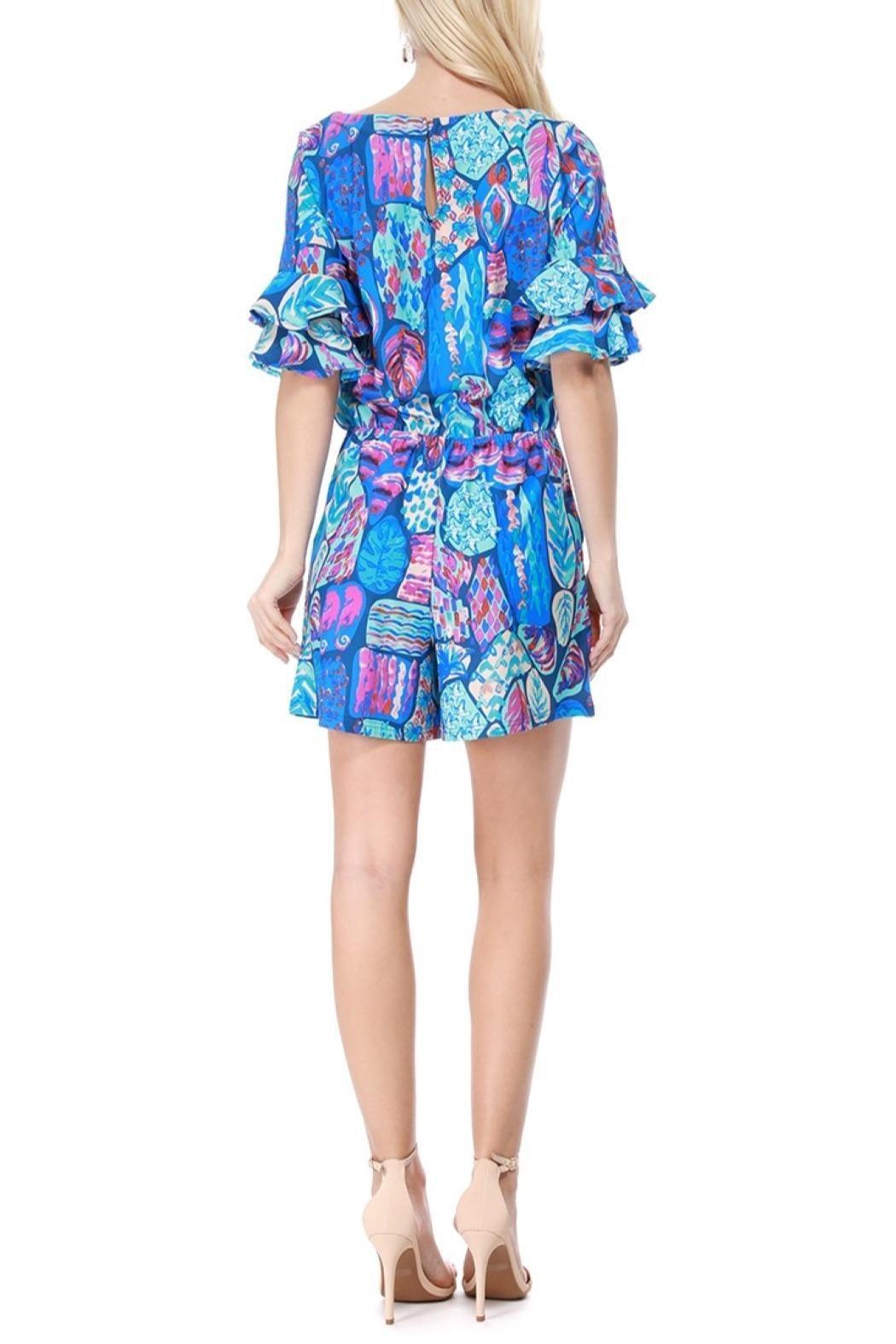 Ruffle Sleeve Romper Product Image