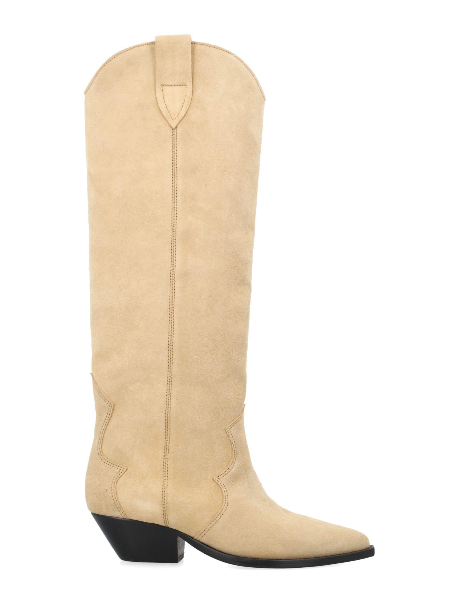 ISABEL MARANT Denvee Suede In Beige Product Image