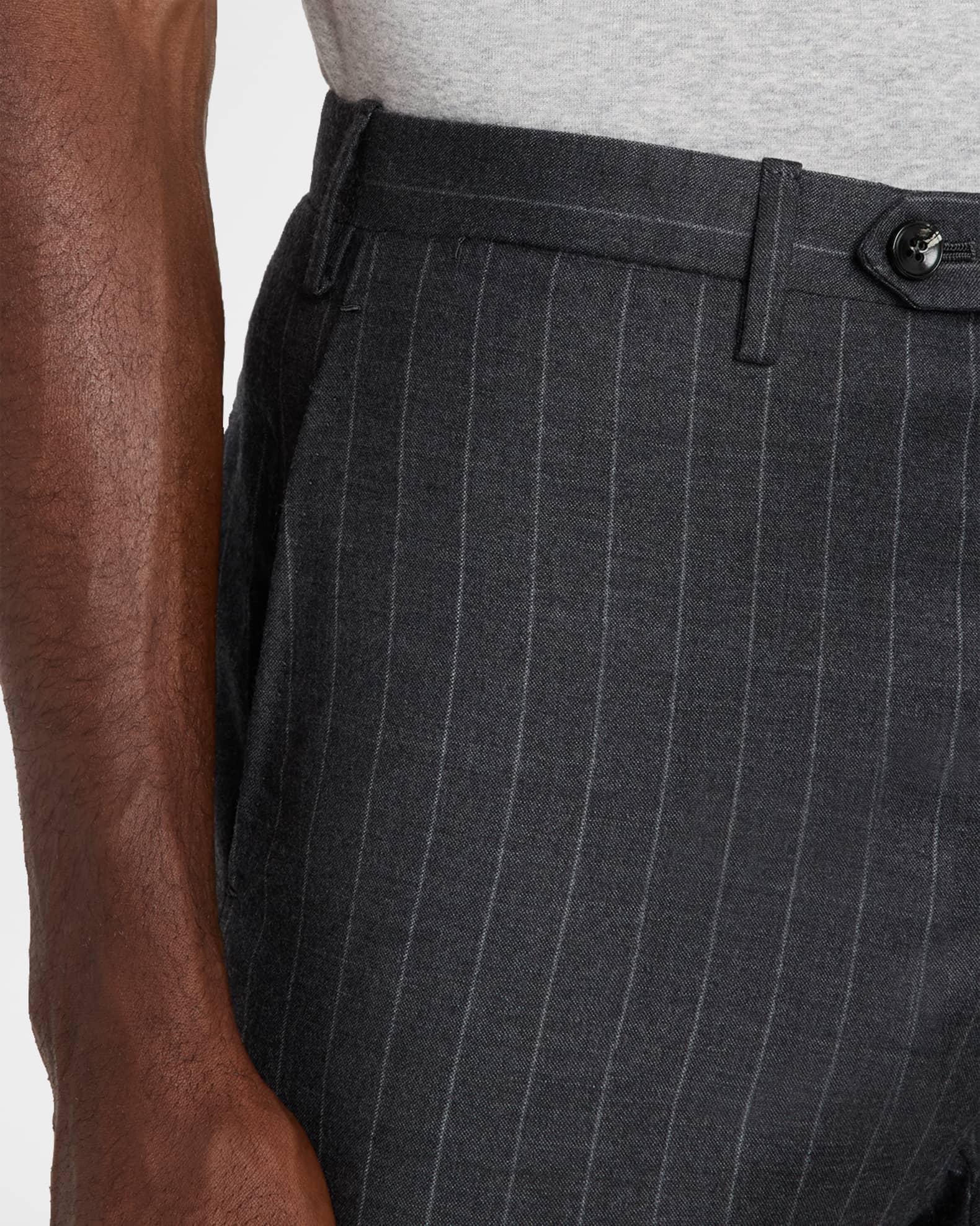 Men's Wool Pinstripe Two-Piece Suit Product Image