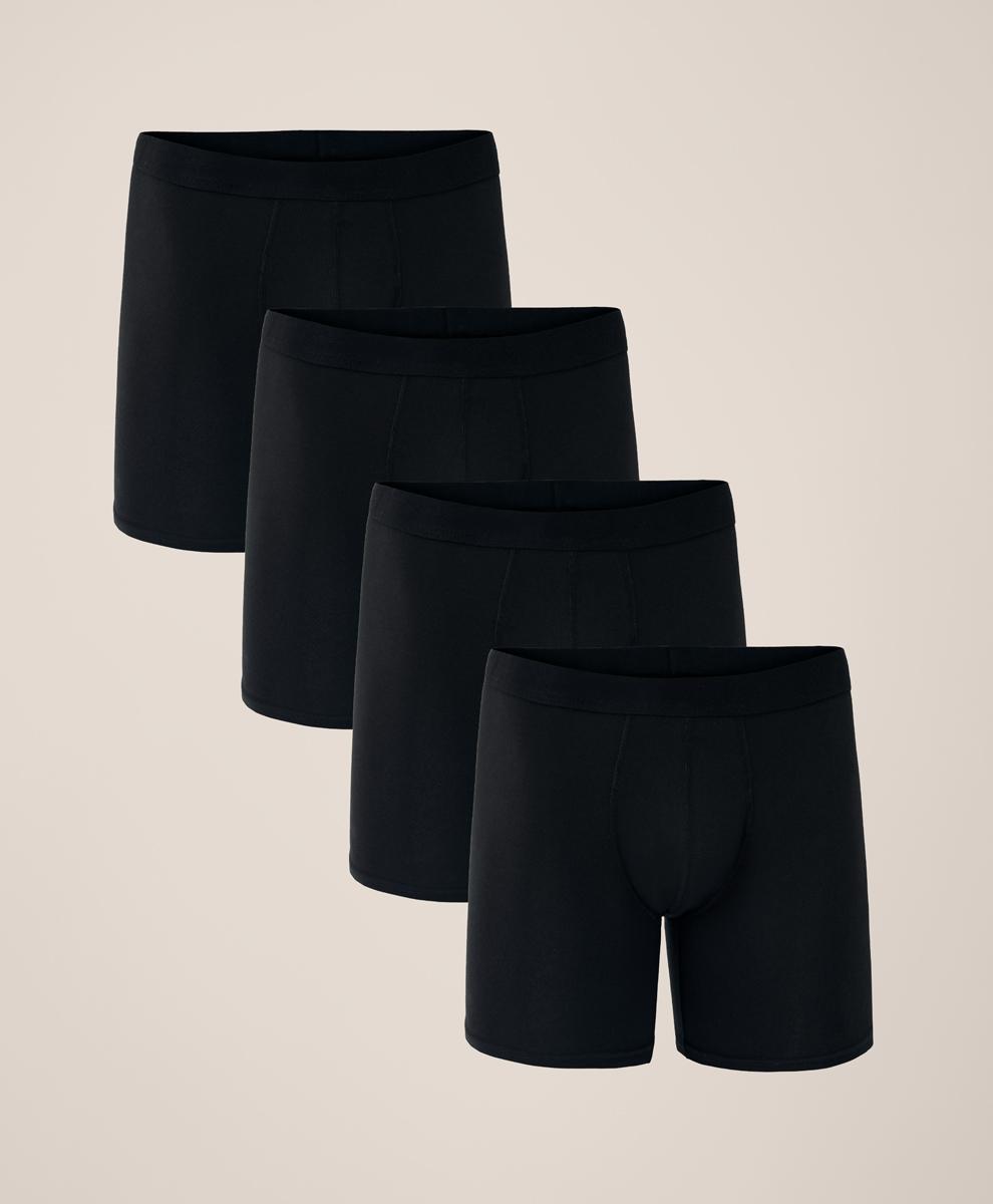 Mens Everyday Extended Boxer Brief 4-Pack S Product Image