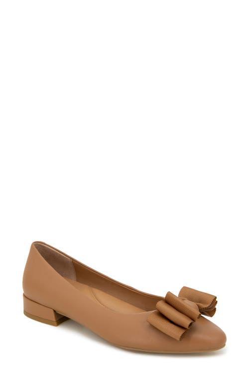 Gentle Souls Womens Atlas Slip-On Flats - Camel- Leather Product Image