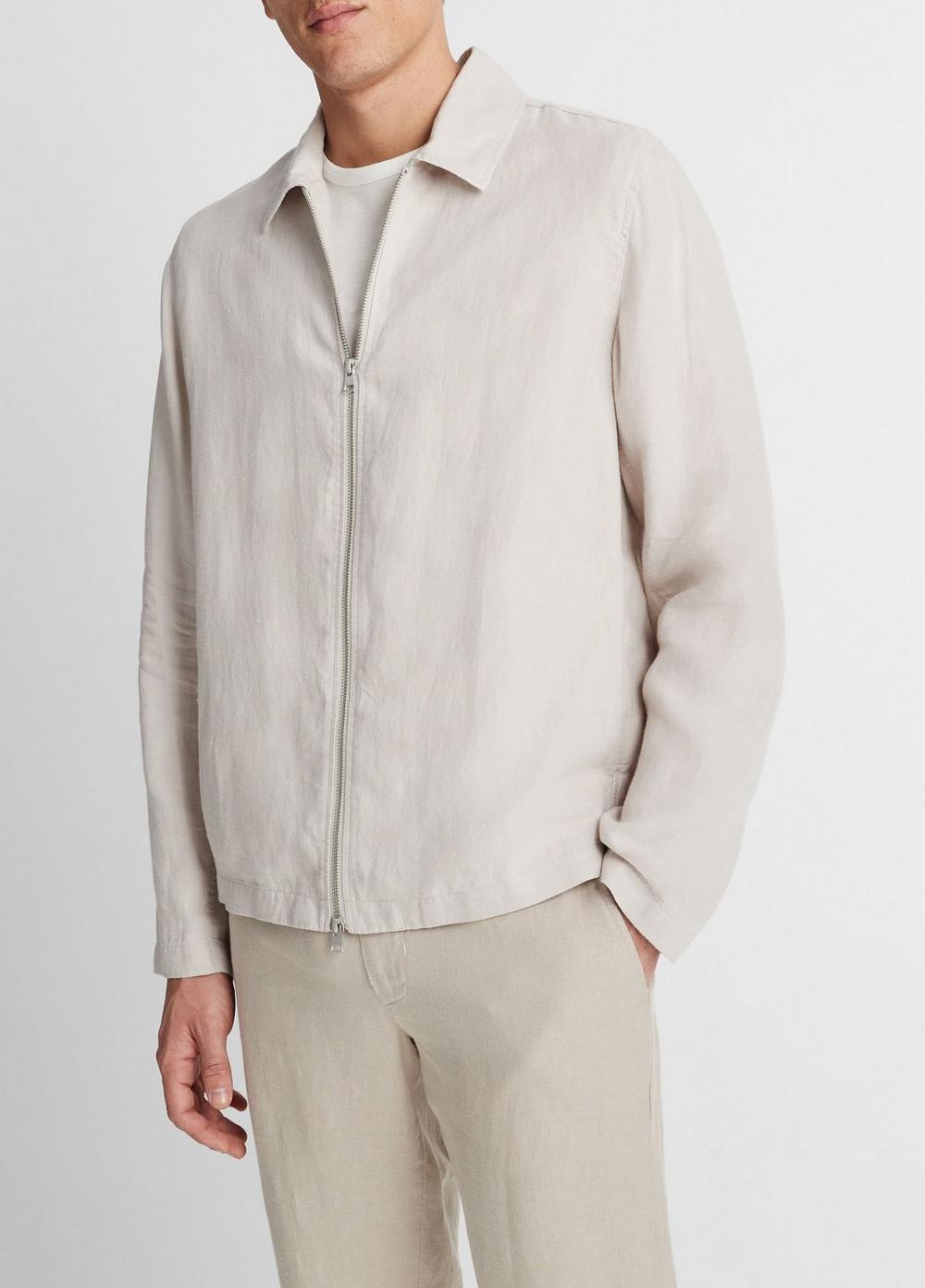 Hemp Zip-Up Jacket Product Image