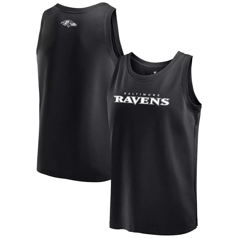 Men's Fanatics Black Baltimore Ravens Elements Tank Top,  Product Image