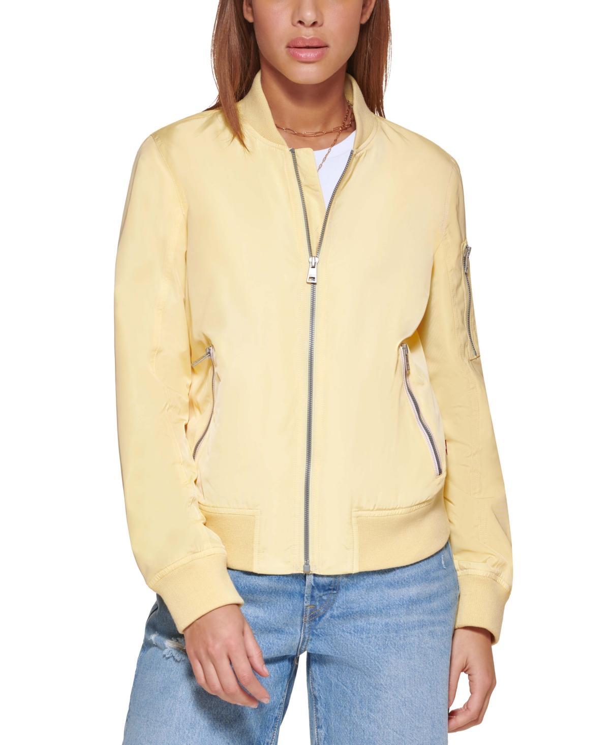 Women's Levi's® Newport Classic Bomber Jacket, Size: Small, Popcorn Product Image