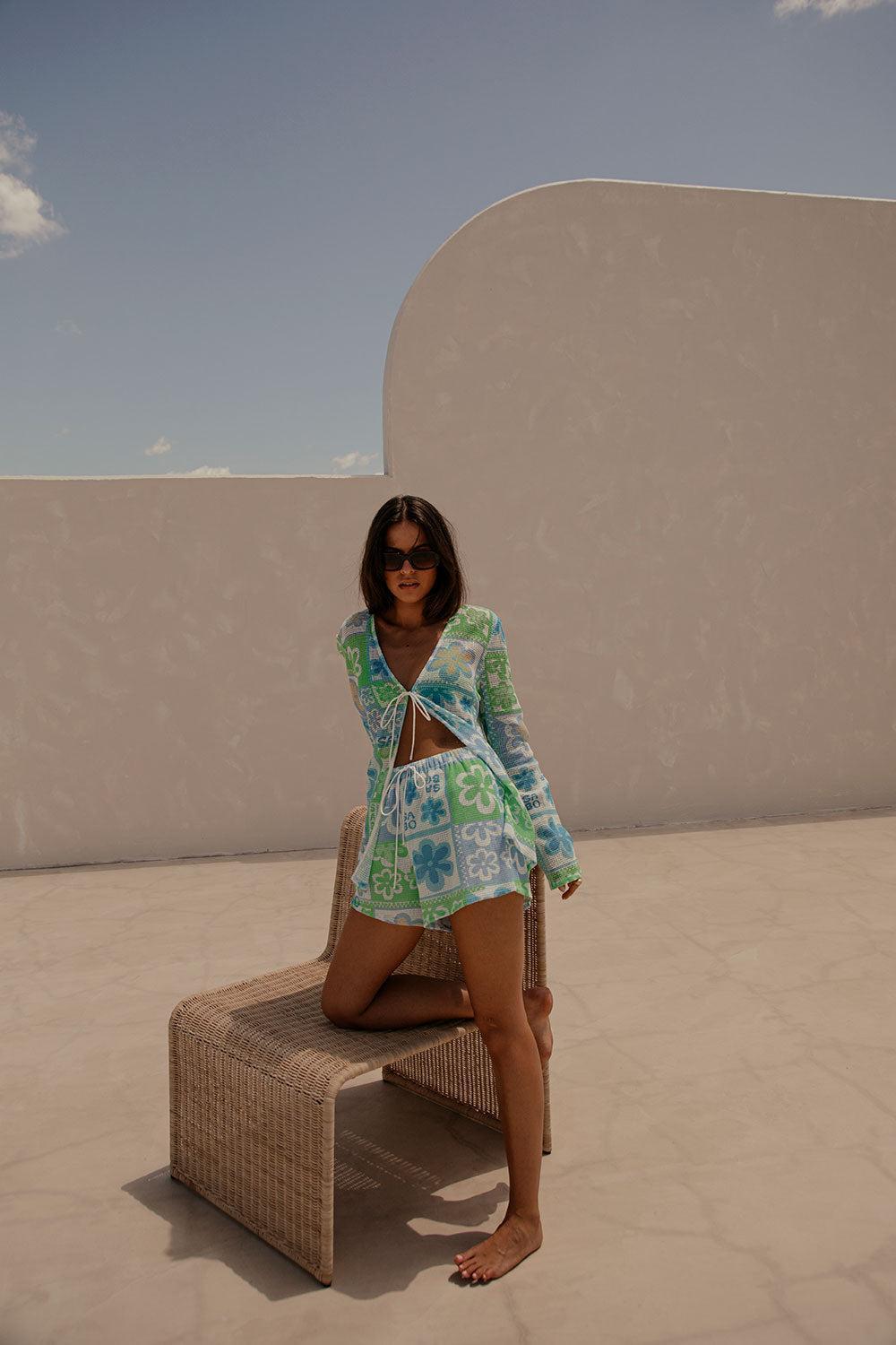 Sari Top - Verano Floral Product Image