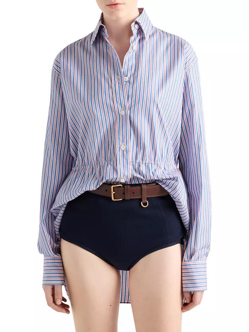 Striped Poplin Shirt Product Image