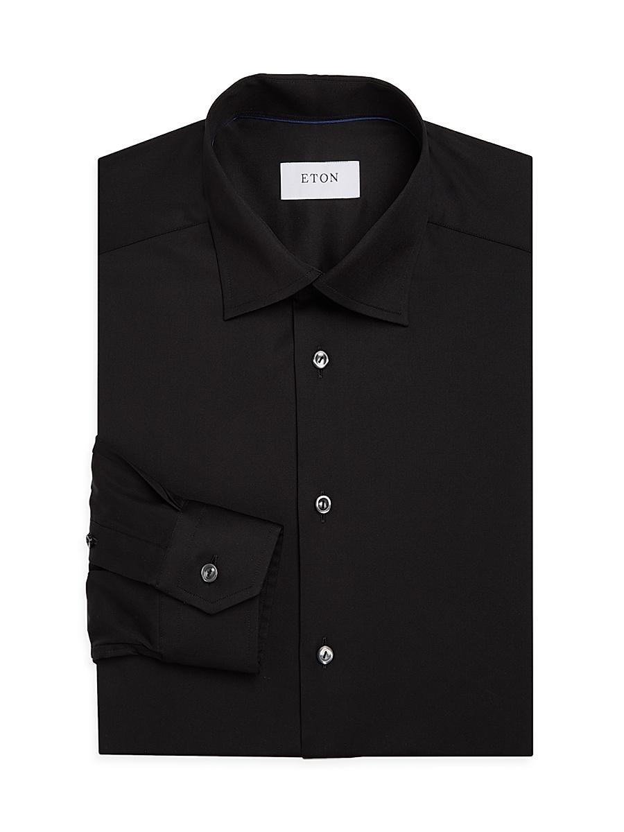 Mens Contemporary-Fit Twill Dress Shirt Product Image