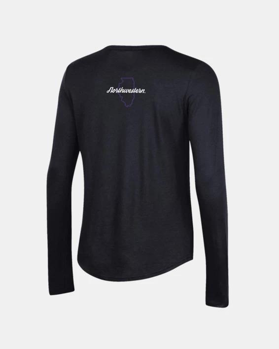 Women's UA Performance Cotton Collegiate Long Sleeve Product Image