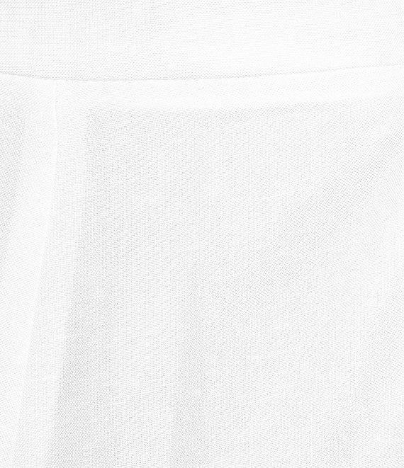 Kasper Linen Blend Straight Leg Pants Product Image