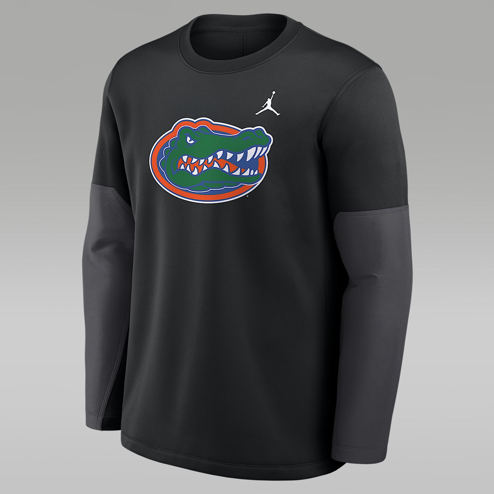 Mens Florida Sideline Coach Jordan Brand Therma-FIT College Long-Sleeve T-Shirt | 0JBR166NUFN-6P4 Product Image