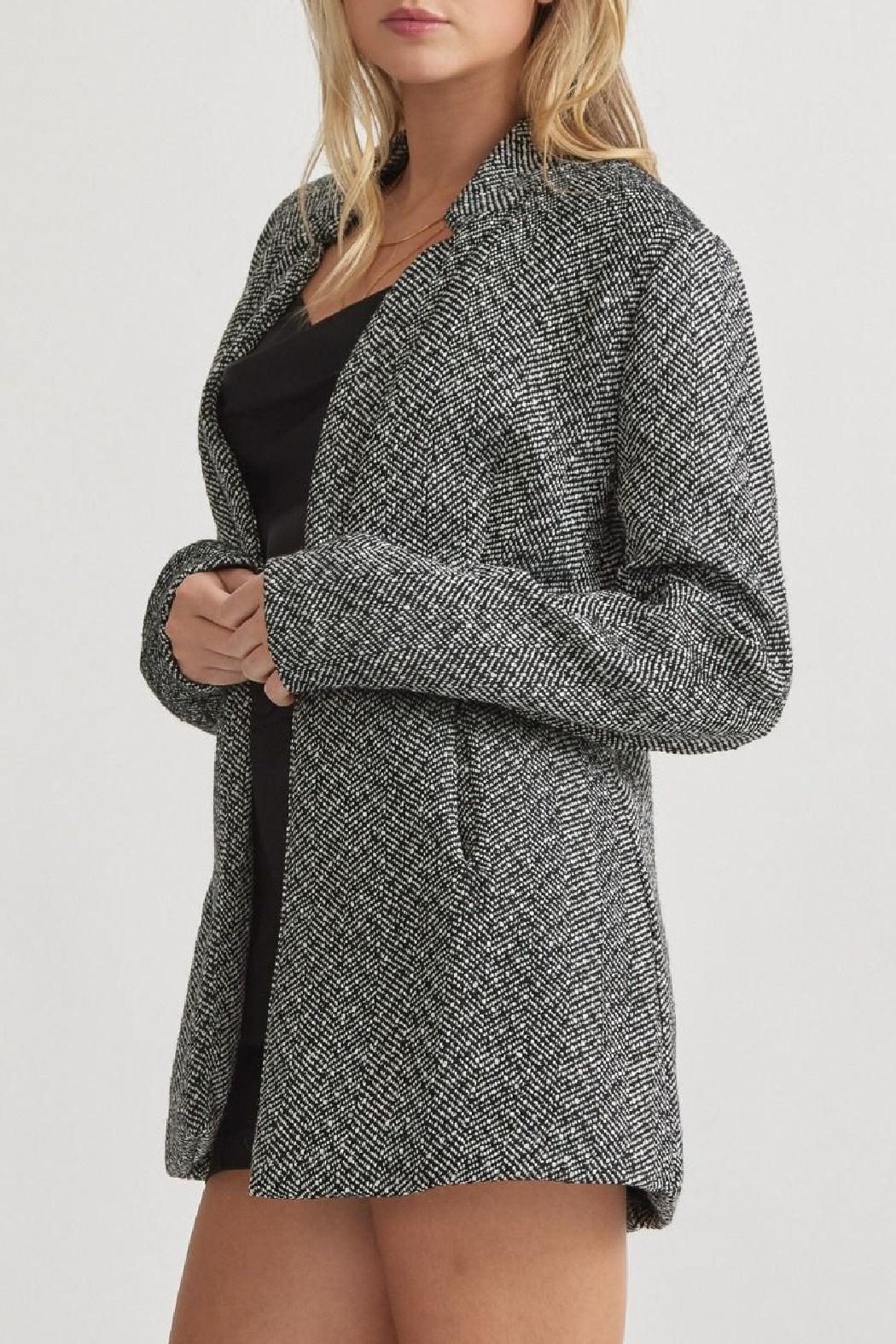 Inverted Collar Blazer Product Image