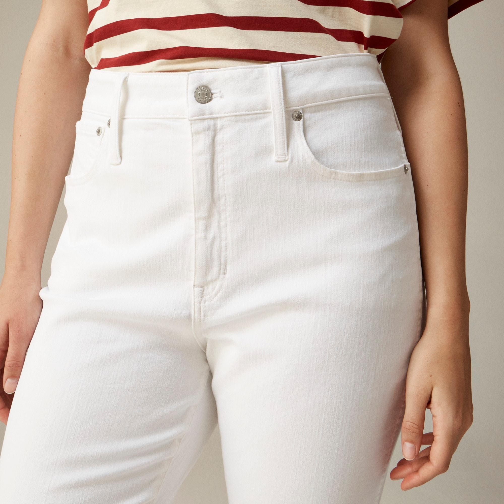 Petite curvy vintage slim-straight jean in white wash Product Image