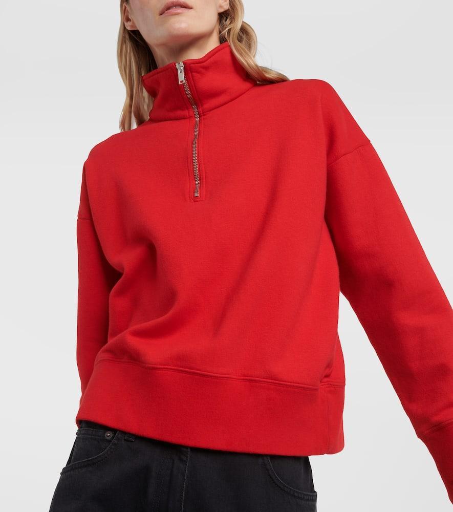 THE ROW Pullover Stanfield Aus Einem Baumwollgemisch In Drr Deep Red/red Product Image