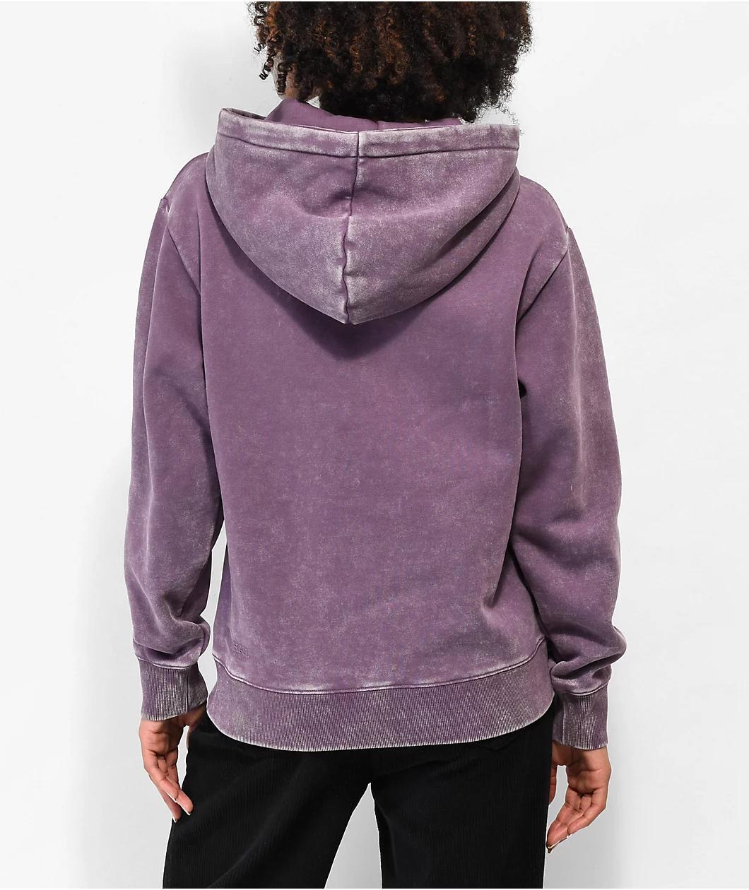 Ninth Hall Fundamentals Violet Wash  Relaxed Hoodie Product Image